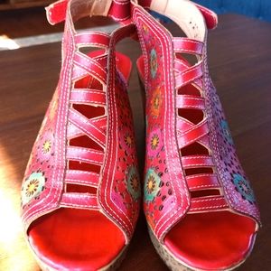 Beautiful leather sandles